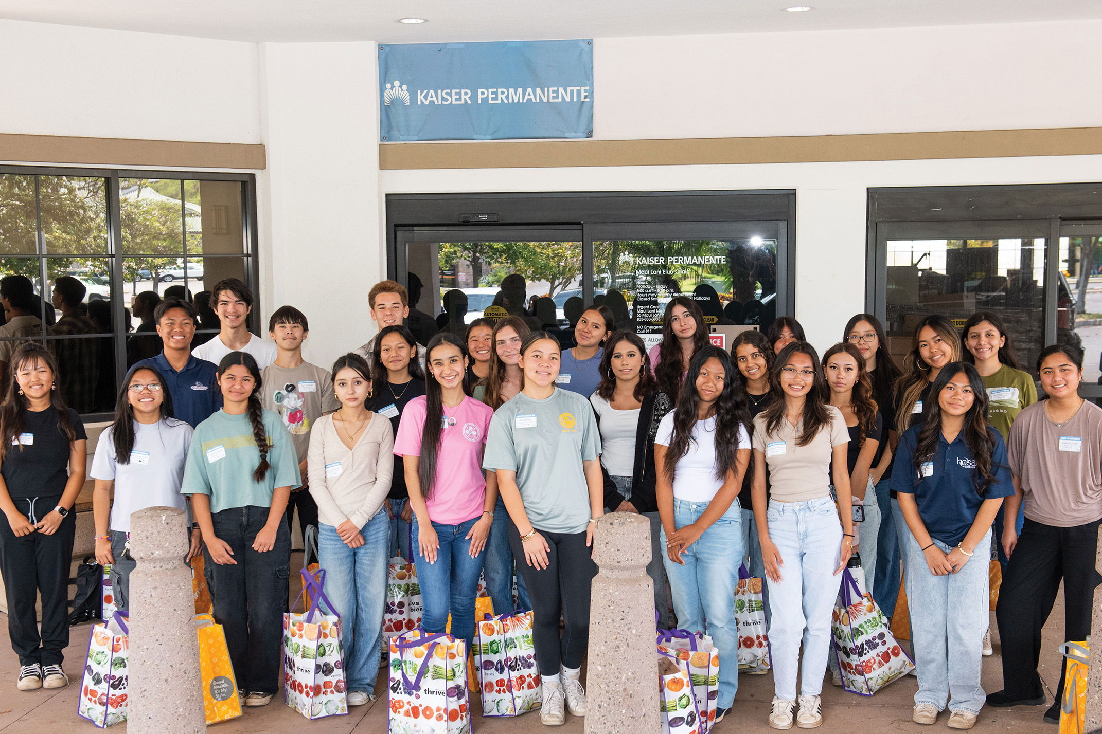 Maui County students at the Career Exploration Day 