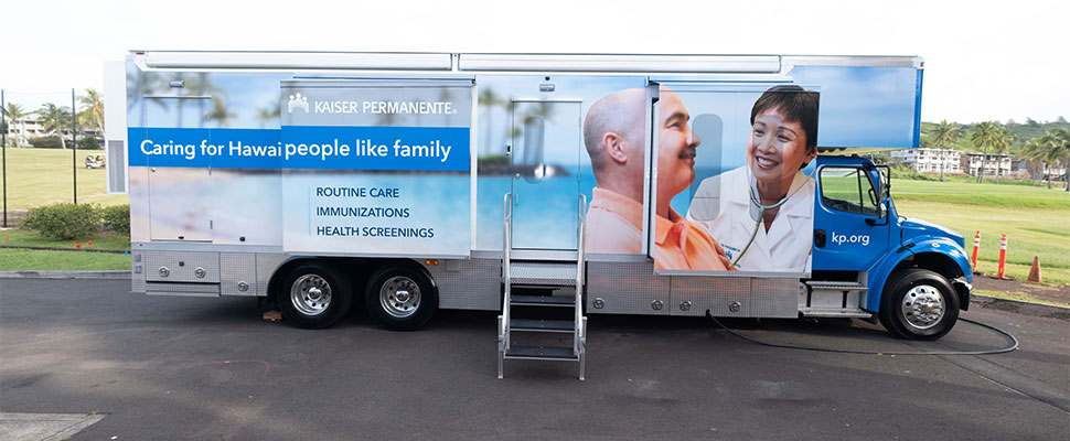 Kaiser mobile health vehicle